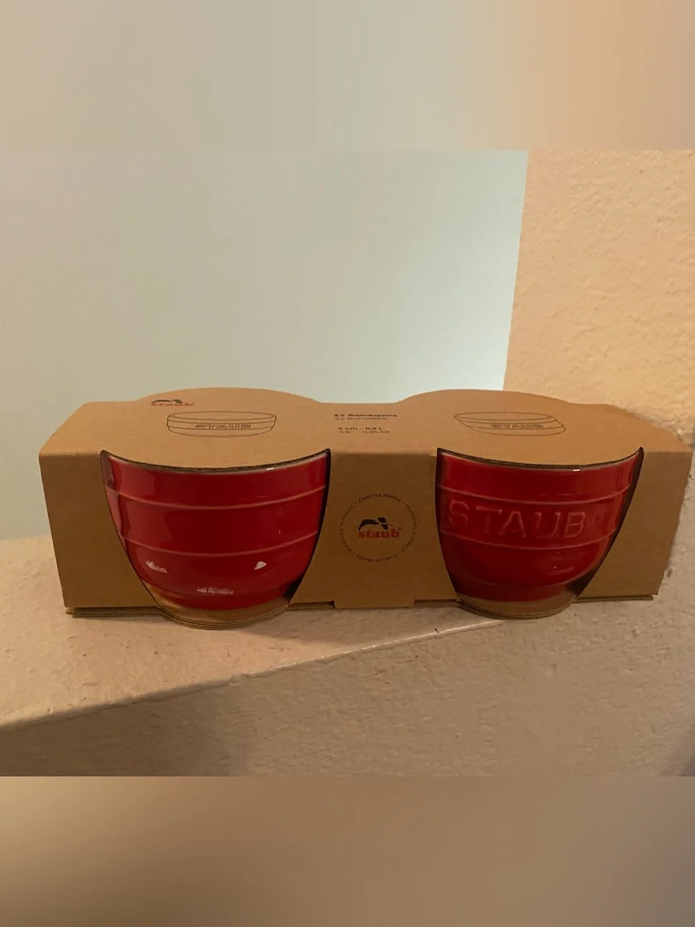 Staub red ceramic